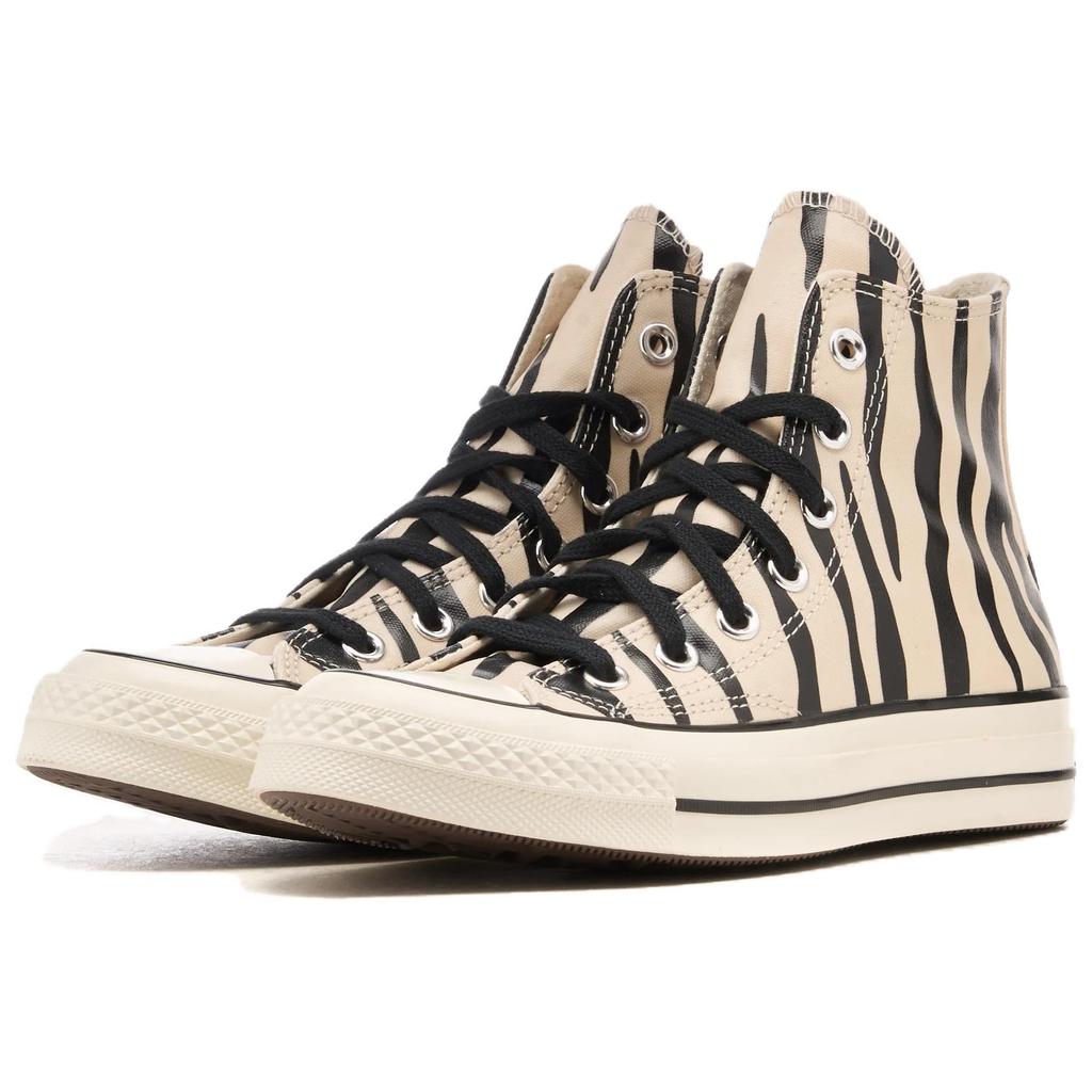 Converse Chuck 70 High Glow-In-The-Dark Zebra Print Men Sneakers Green Light-Dune Black A15032C