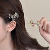 Zinc Zinc Zinc Alloy Horse Hairpin Colored Rhinestone Edge Clip Cartoon Hair Clip  Girls Hair Accessories