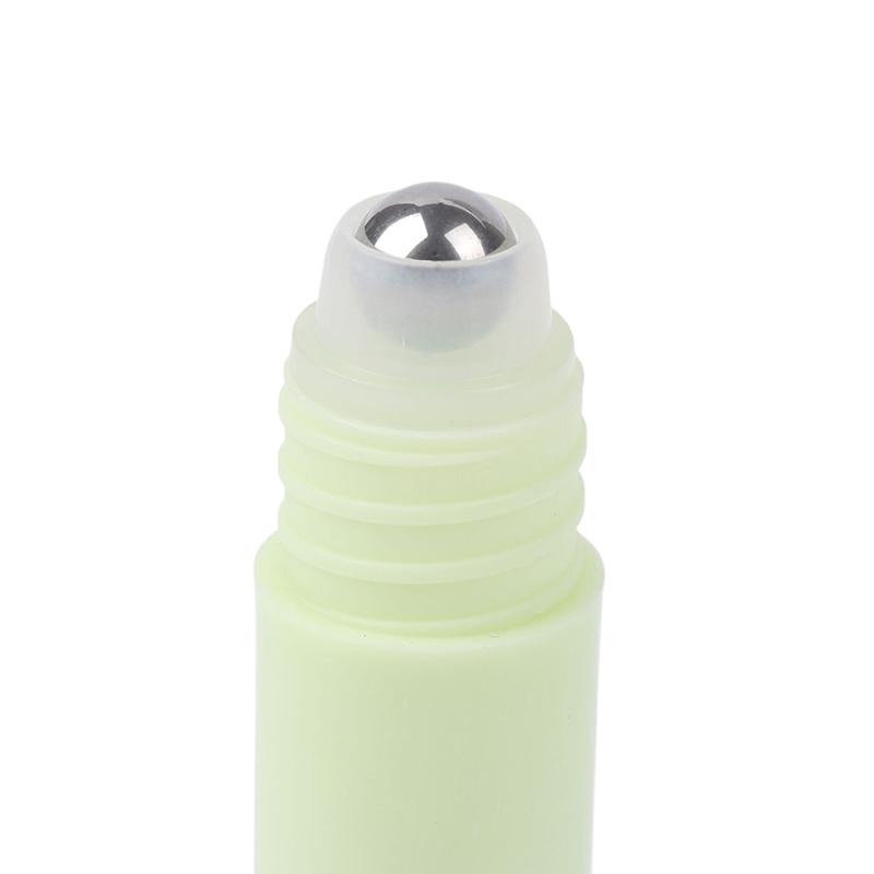 10Ml Empty Perfume Roll Roller Ball Bottle On Plastic Stainless Steel Liquids Oil Container Refillable Bottles Holders
