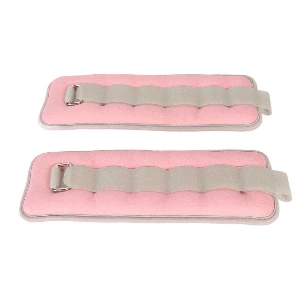 2PCS Ankle Weights for Kids Women Men Adjustable Strength Training Arm Wrist Leg Weights for Dancing Running Walking