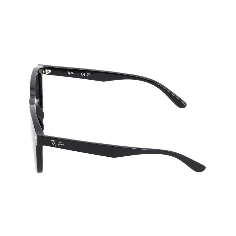 RayBan Jednolity Kolor Piękna Duża Oprawka Arkusz Czarny Wtryskiwany Nieregularny Kształt Okulary Przeciwsłoneczne Damskie