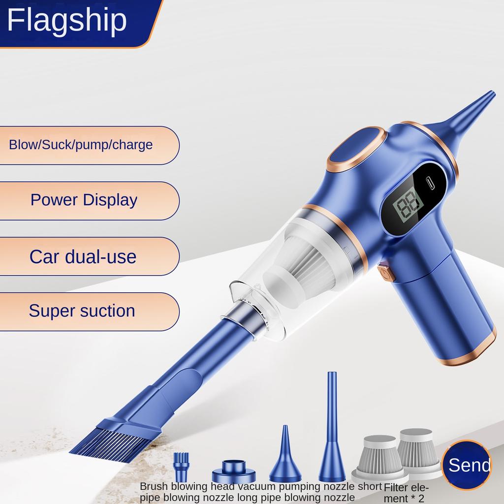 Mounted Household Blowing Suction Integrated Mini Dust Blower Wireless Vacuum Cleaner Automobile Portable Robot Vacuum Cleaner