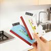 Cute Rabbit Shaped Squeegee for Bathroom and Window Cleaning, Portable Hooked Glass Scraper and Gap Brush for Sink and Tiles