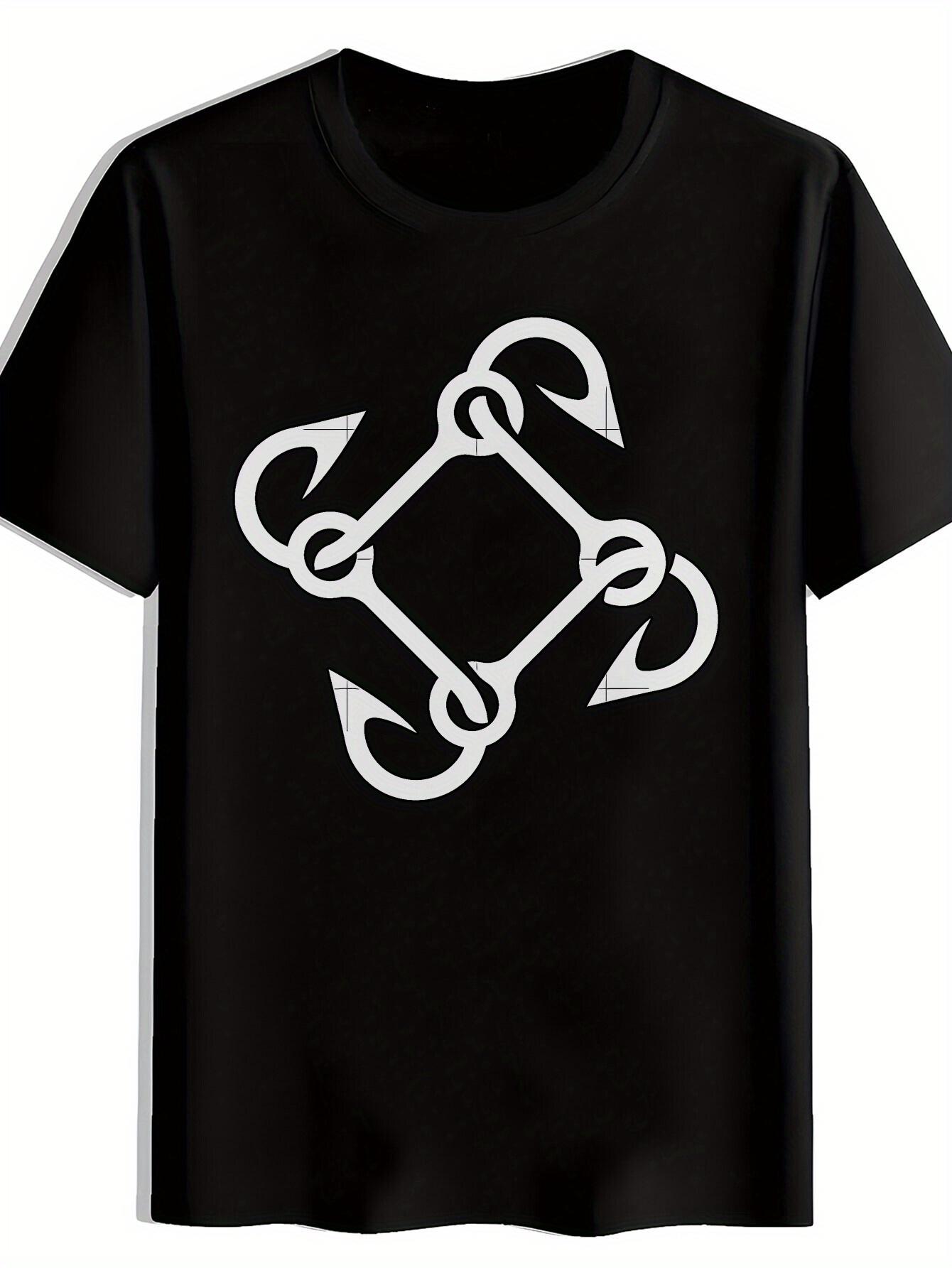 

Fun Trendy Pattern Print Short Sleeve T-shirt XXXL