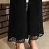 Women S Slim Fit Butt Lifting Lace Flared Split Ankle Pants