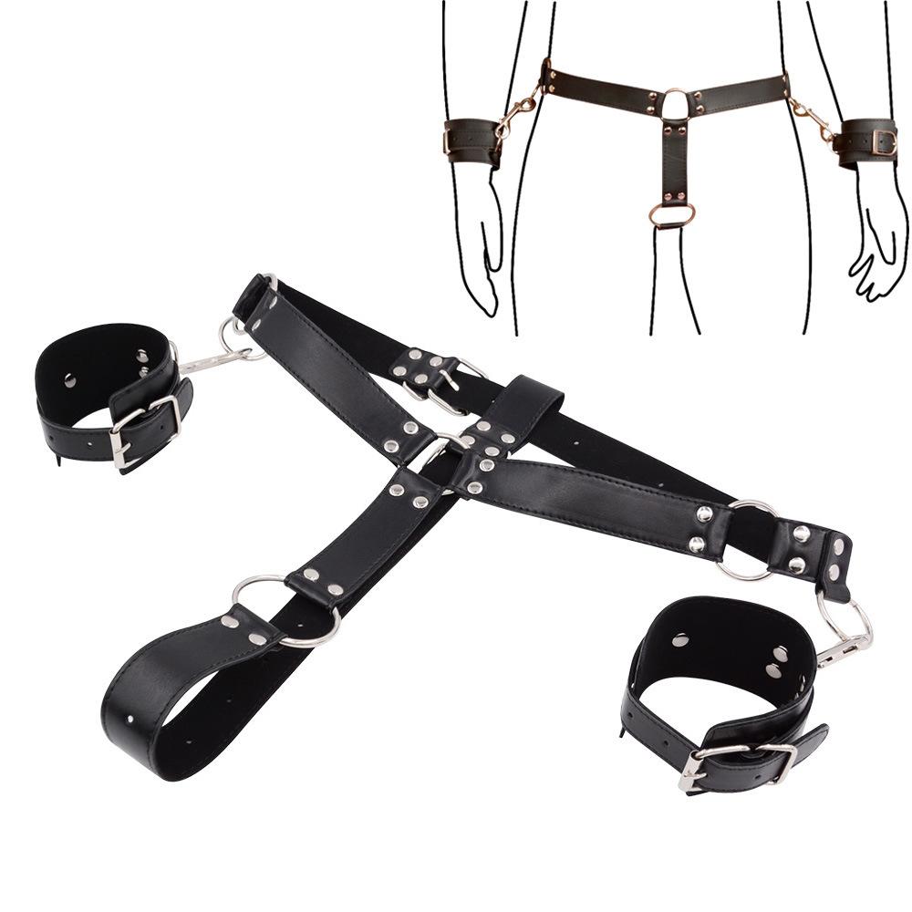 SM Adult Sex Product Wear Pants Delay Horseshoe Ring Bondage and Discipline Underwear Sexy Handcuffs Toys