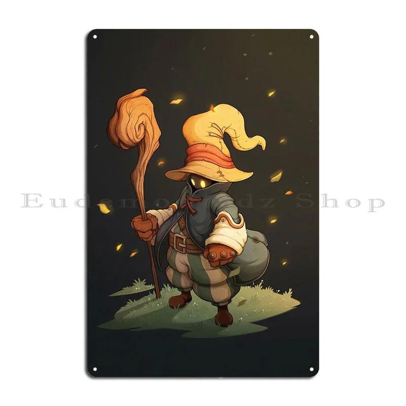 Black Mage Metal Sign Club Bar Cinema Club Custom Tin Sign Poster 20x30cm(7.8x11.8inch)