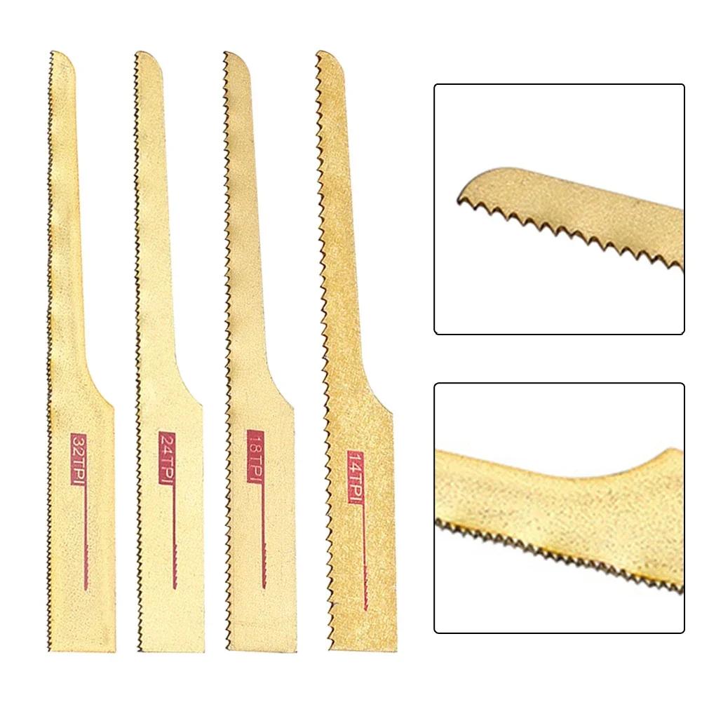 5pcs Pneumatic Small Air Saw Blades 14TPI 18TPI 24TPI 32TPI For Cutting Wood Pieces Fiberglass Plastic Sheet Metals Air Tool