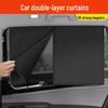 Magnetic Car Window Sunshade & Mosquito Net - Heat Insulation, Privacy & Sun Protection