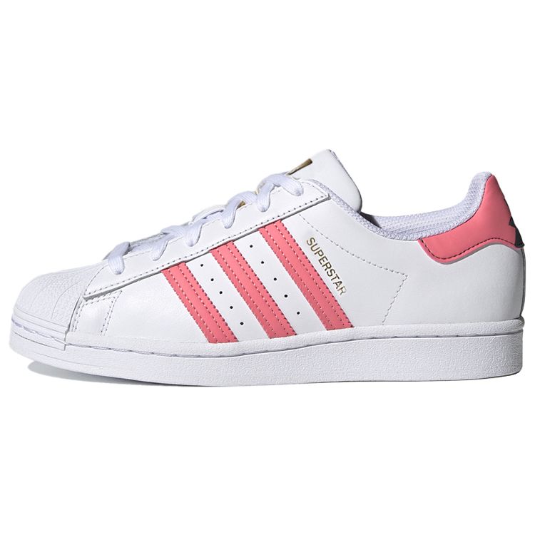 

adidas Superstar White Pink Женские кроссовки Cloud-White Gold-Metallic FX5964