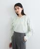 Ruffled Frill Light Green Front and Back [BIS] Women's Blouse, (33), 2-Way
