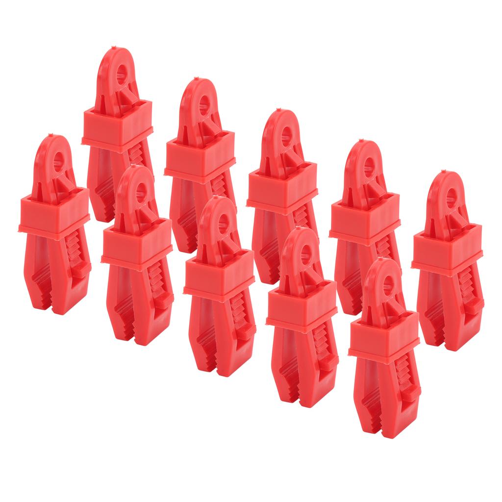 10pcs Tarp Clips Professional Windproof Waterproof Awning Tarp Clamps for Tarp Tents Tarpaulin Pool Cover RV Awning Cover Banners