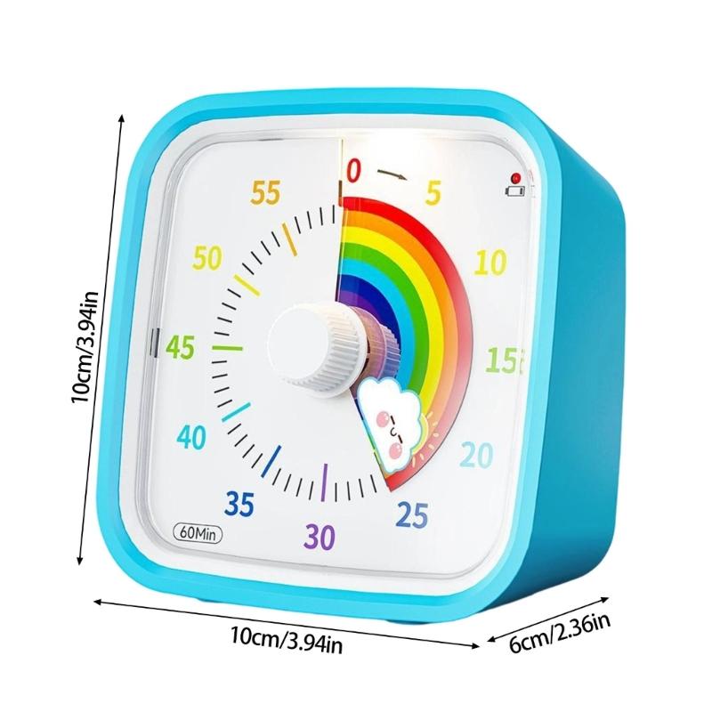 Fun Cartoon Shaped Noiseless Operation Timer For Children Learning Playtimes Practical Time Management Tool