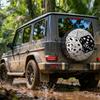 Tire Cover Made Of Polyester Fiber With A Easy Cartoon Dice Design, Suitable For Protecting Car Tires. Universal For Rvs, Suvs,