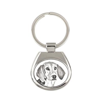 Harrier - chaveiro com cachorro, chaveiro com estampa, pingente personalizado da marca