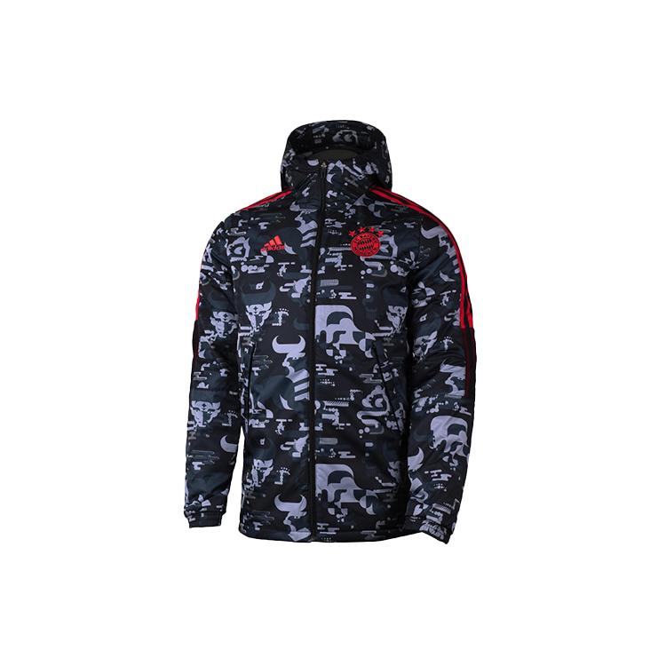 Мужская пуховая куртка Adidas FC Bayern Черная GK8626 M