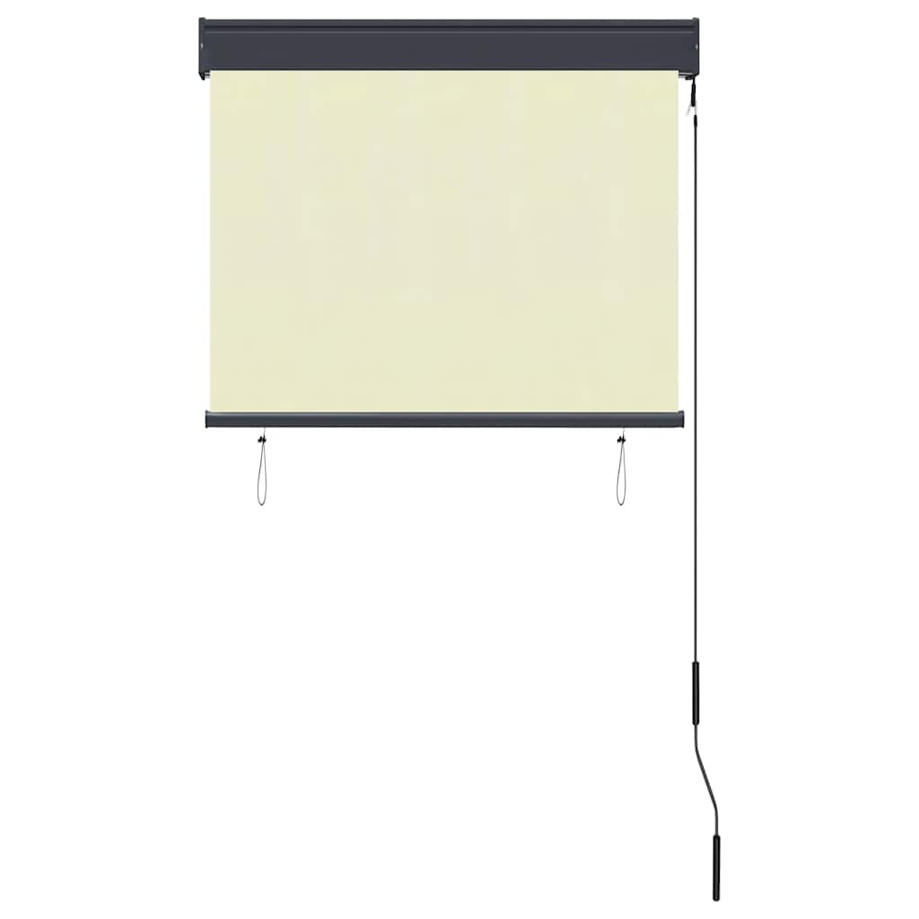 Vidaxl Roleta Zewnętrzna, 80X250 Cm, Kremowa