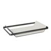 Tray with Leather Liner Rectangular Valet LowProfile for Home Stylists, Professionals, Coffee