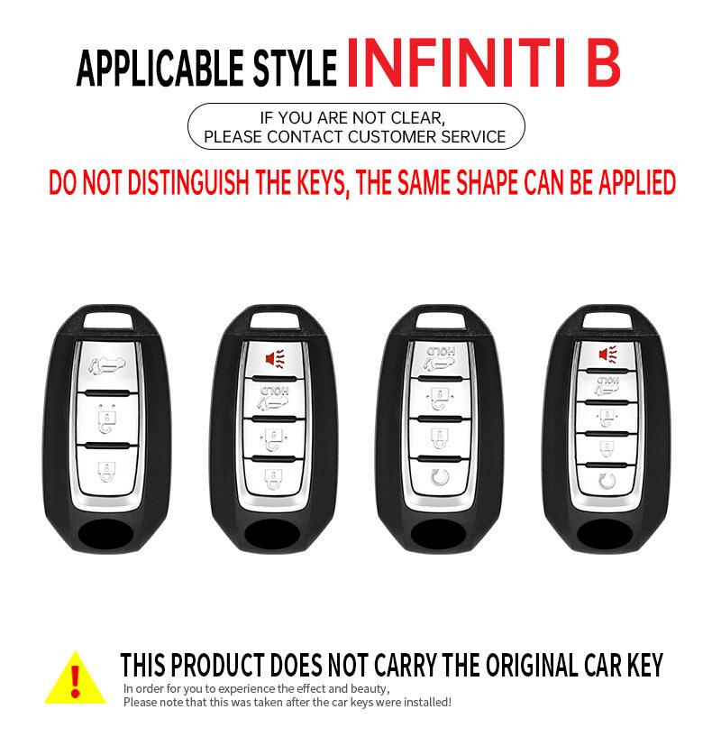 2022 Infiniti Q50L, QX50 Gen 2, QX60, Q70L Key Case Car Shell