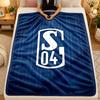 Flannel BlanketSchalke 04 Warm Soft Throw Blanket for Indoor Sofa Bed Living Room Use