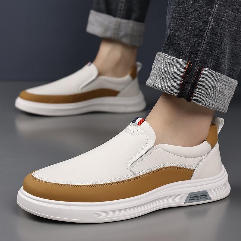 Fashion Fashion Flat Designer Oxford Shoes Men Thick-soled Casual Shoes Classic Muffins Outdoor Walking Shoes Lightweight Driving Shoe