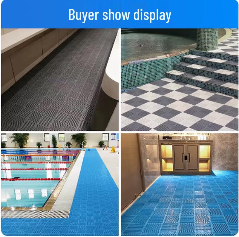 Beirong Interlocking Anti-Slip Shower Mat Tiles