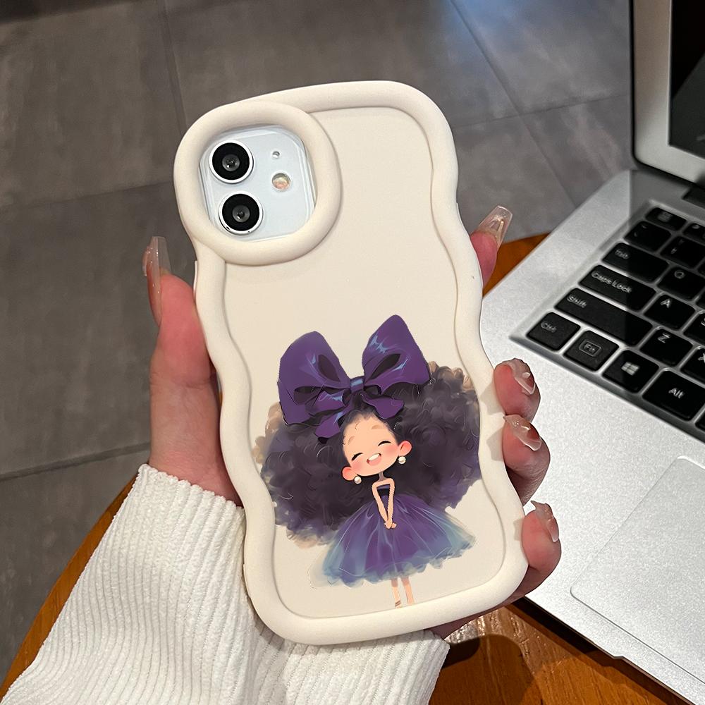 Big Wave Edge Weiches Silikonmaterial Macaron-Telefongehäuse Stoßfestes Schutzgummigehäuse für iPhone Samsung Huawei Honor Xiaomi Redmi OnePlus Moto