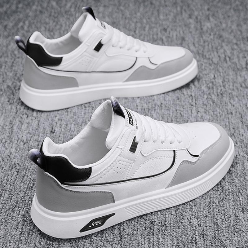 Men's Sneakers Lace-up Mens Vulcanized Shoes Lightweight Comfortable Outdoor Running Shoes Fashionable Versatile Tenis Masculino