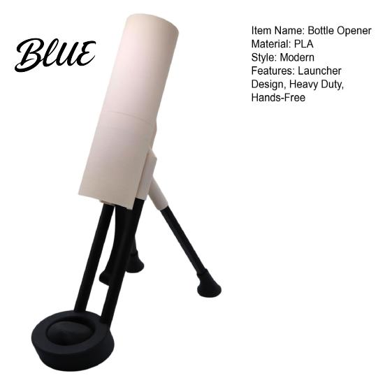 Apribottiglie da 12 oz a mani libere Lancia-tappi a pressione Robusto Birra Rilascio Liscio e Costante Rimuovi-tappi senza torsione Manuale