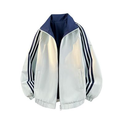 Double-sided Jacket for Men's Spring and Autumn New Super Hot Ins Casual Men's Work Jacket