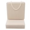 Velvet Jewelry Set Box for Pearl Necklaces, Rings & Pendants - Gold & Silver Storage