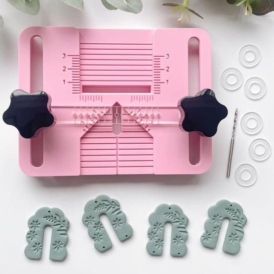 Clay Earring Drill Guide DIY Polymer Clay Earring Hole Drill