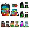 3pcsset Garten Of Banban Backpack Shoulder Bag Pencil Pouch Student School Gift