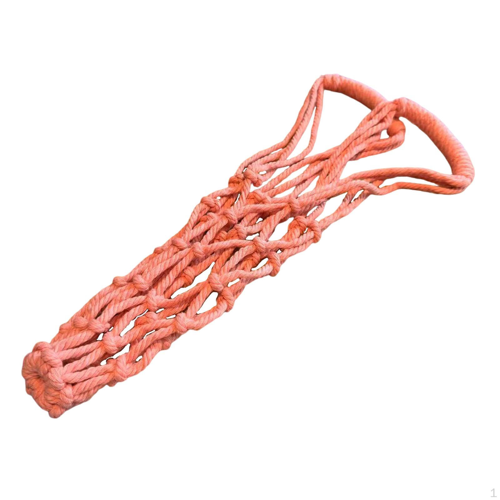 

Плетеная веревочная переноска для напитков, сетчатая сумка для бутылок с водой для путешествий, походов, кемпинга