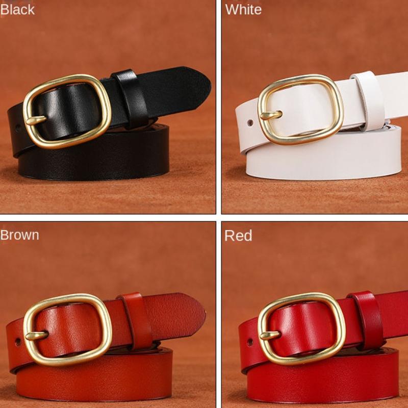 Women's Belt Pin Buckle Belt Versatile Trendy Korean Style Casual Belt