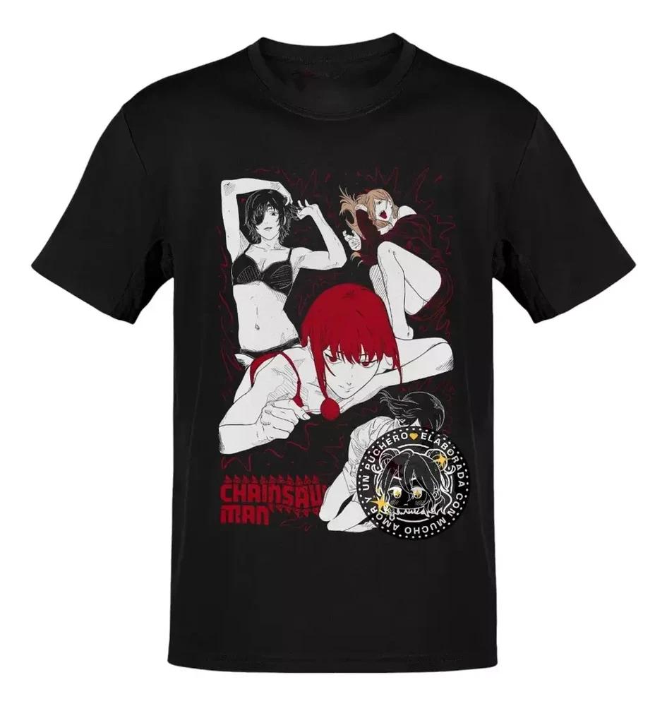 Anime Chainsaw Unisex Makima Hiunisexo Power Kobeni TShirt Size S4xl S
