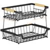 Removable Multi-Layer Fruit and Snack Storage Rack for Kitchen and Living Room Countertop