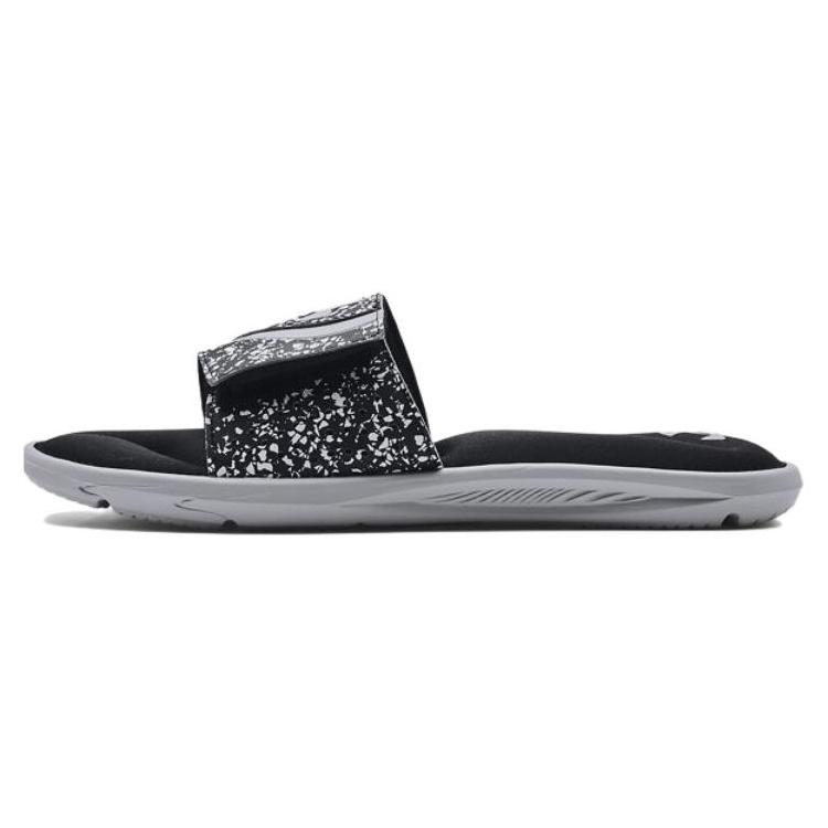 Under Armour Ignite 6 Graphic Strap Slide Black Mod Grey Men s 3024450-007 EU 40