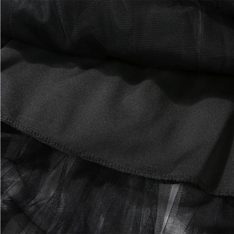 Women's Irregular Mesh Skirt - Multi-Layered Puffy Long Cake Skirt for Spring/Summer 2023: Super Fairy Style Dress