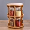 High Borosilicate Glass Kitchen Storage Jar Set - Transparent, Dustproof, Sealed Dispenser.