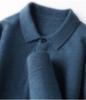 2025 Herren 100% Wolle Revers Pullover: Modische, Warme, Lässige Strickwaren für Herbst/Winter