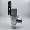 KF Vacuum Pneumatic Flapper Valve L Type GDQ High Vacuum Angle Valve KF16 KF25  220V and 24V