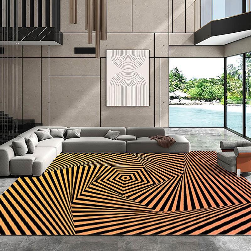 3D Vertigo Visual Whirlpool Carpet Living Room Sofas Decoration Bedroom Bedside Rug Creative Anti-skid Kitchen Balcony Floor Mat