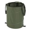 24 Gallons Garden Trash Can with Zippered Lid Oxford Cloth Large Capacity Foldable Portable Outdoor Garbage Container for Picnic