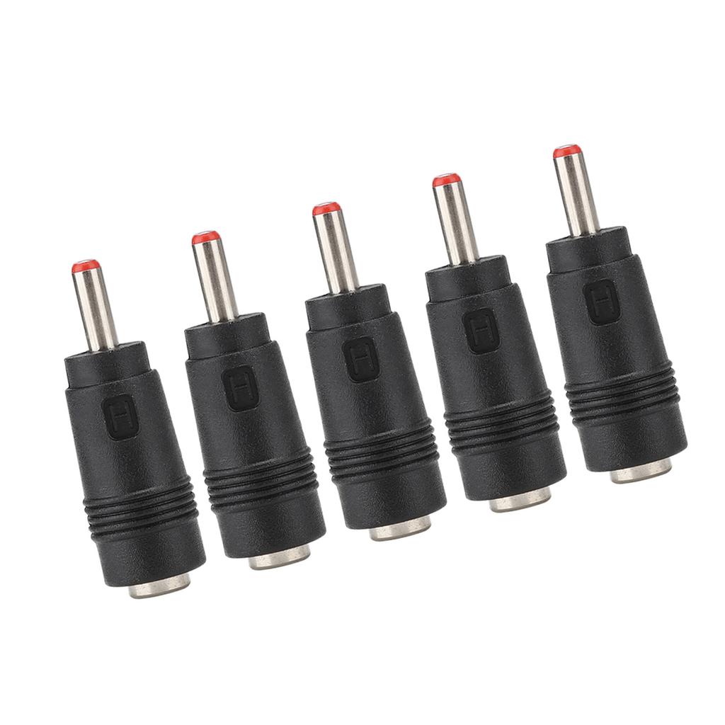 5PCS 5.5 x 2.1 Female to 3.5 x 1.35MM Male DC Adapter Connector Router Power Converter