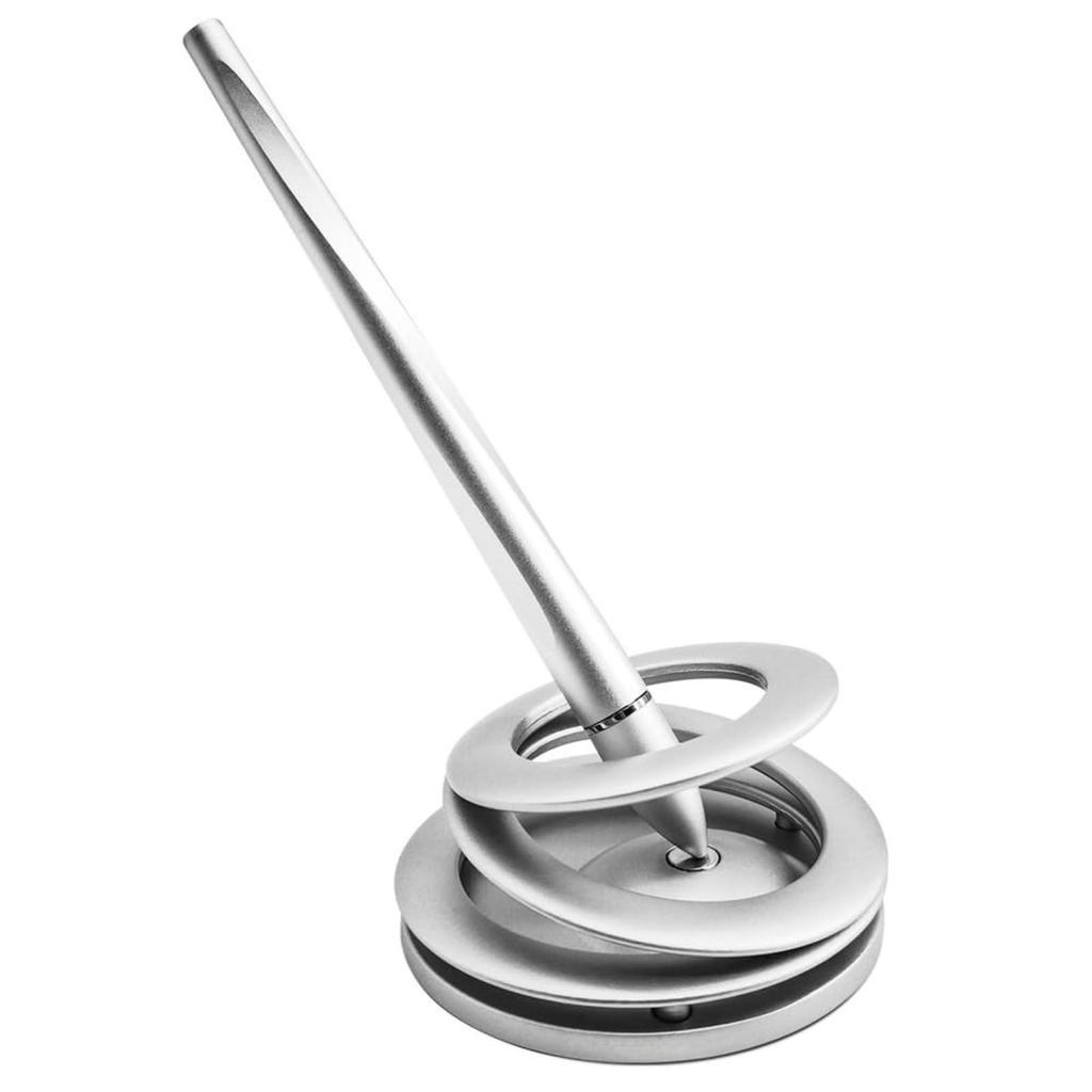duwanlhridh Hover Magnetic Levitation Luxury Ballpoint Zero Gravity Decompression Planetary Ring Made of Aluminum Unique Commemorative Stationery Pen,