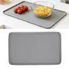 Light Gray Coffee Bar Mat Waterproof Non-Slip Bar Mat Coffee Maker Mat  Under Espresso Machine