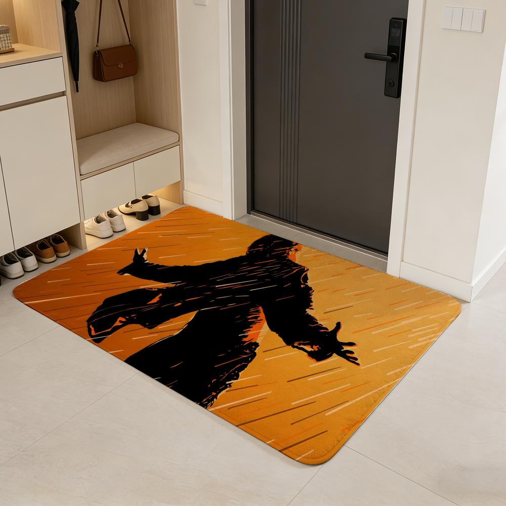 movie T-The Shawshank Redemption Floor Mat Flannel Door Mat Non-Slip Absorbent Washable Indoor Home Rug