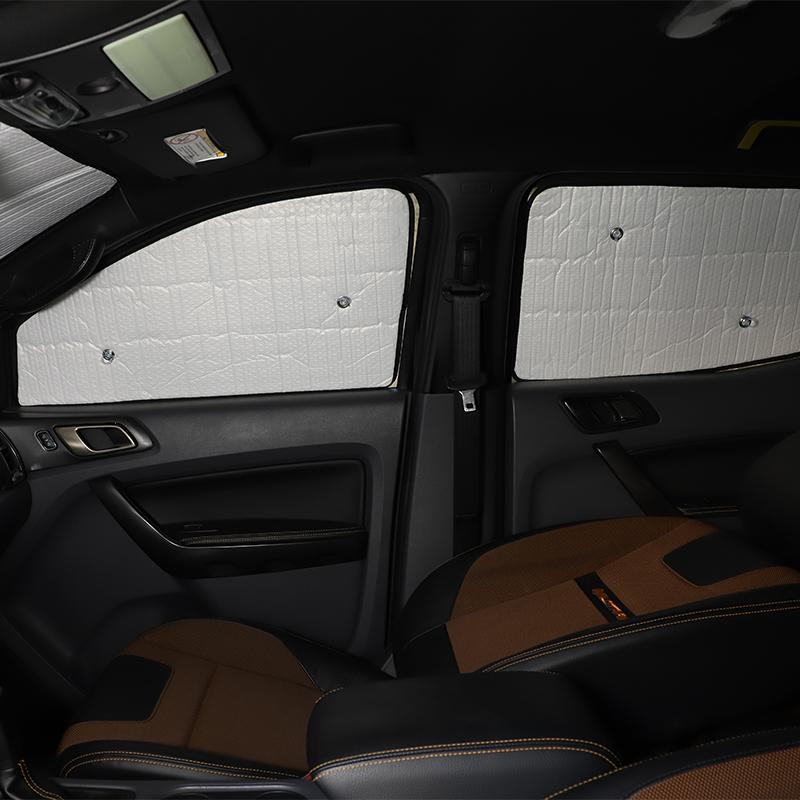 For Ford Ranger Wildtrak 2015-2022 Aluminum Foil Car Front Windshield Full Window Glass Sun Protection Parasol Car