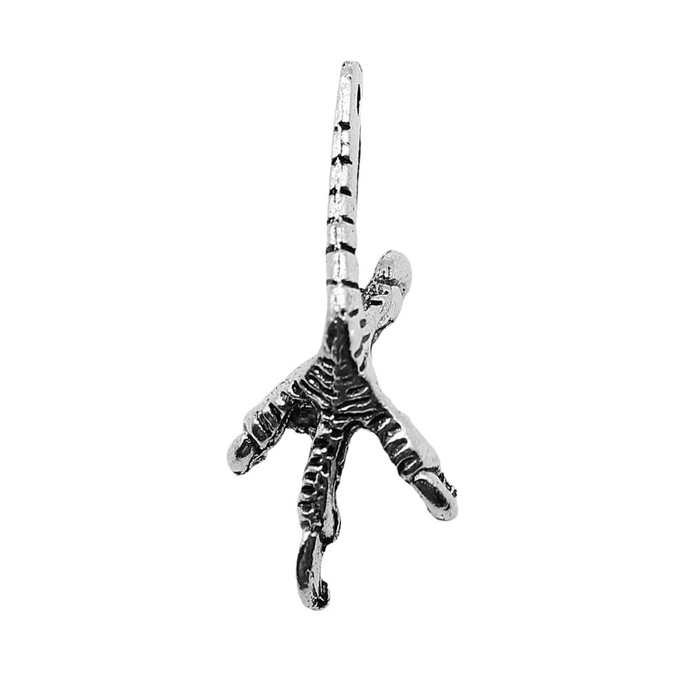 

4шт Орлиный коготь Амулеты Античное серебро Цвет Цинковый сплав 14X33mm